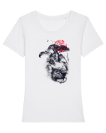 The Lion Sunset Tricou mânecă scurtă guler larg fitted Damă Expresser