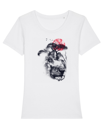 The Lion Sunset White