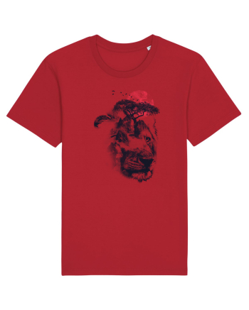 The Lion Sunset Red