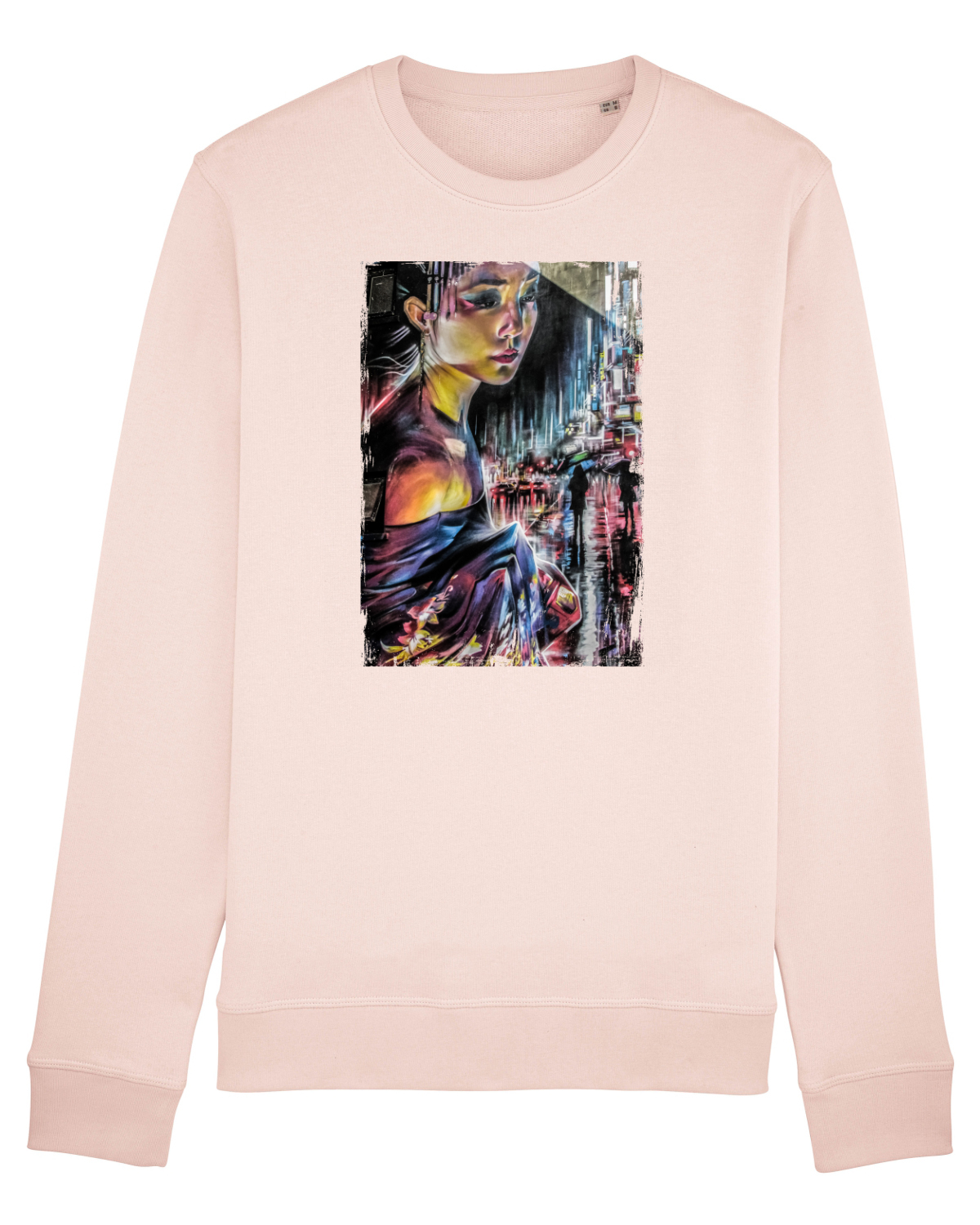 Bluză mânecă lungă Unisex Rise Candy Pink