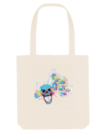 Watercolor Skull Natural