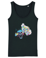 Watercolor Skull Maiou Damă Dreamer
