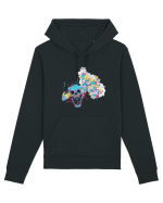 Watercolor Skull Hanorac Unisex Drummer