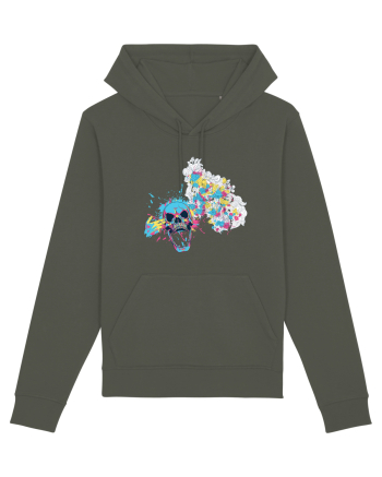 Watercolor Skull Khaki