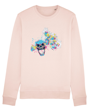 Watercolor Skull Candy Pink