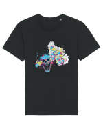 Watercolor Skull Tricou mânecă scurtă Unisex Rocker