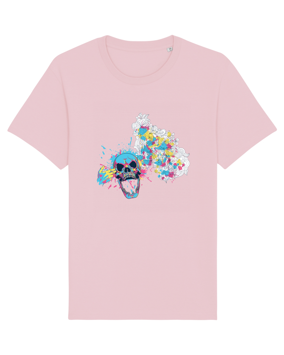 Tricou mânecă scurtă Unisex Rocker Cotton Pink