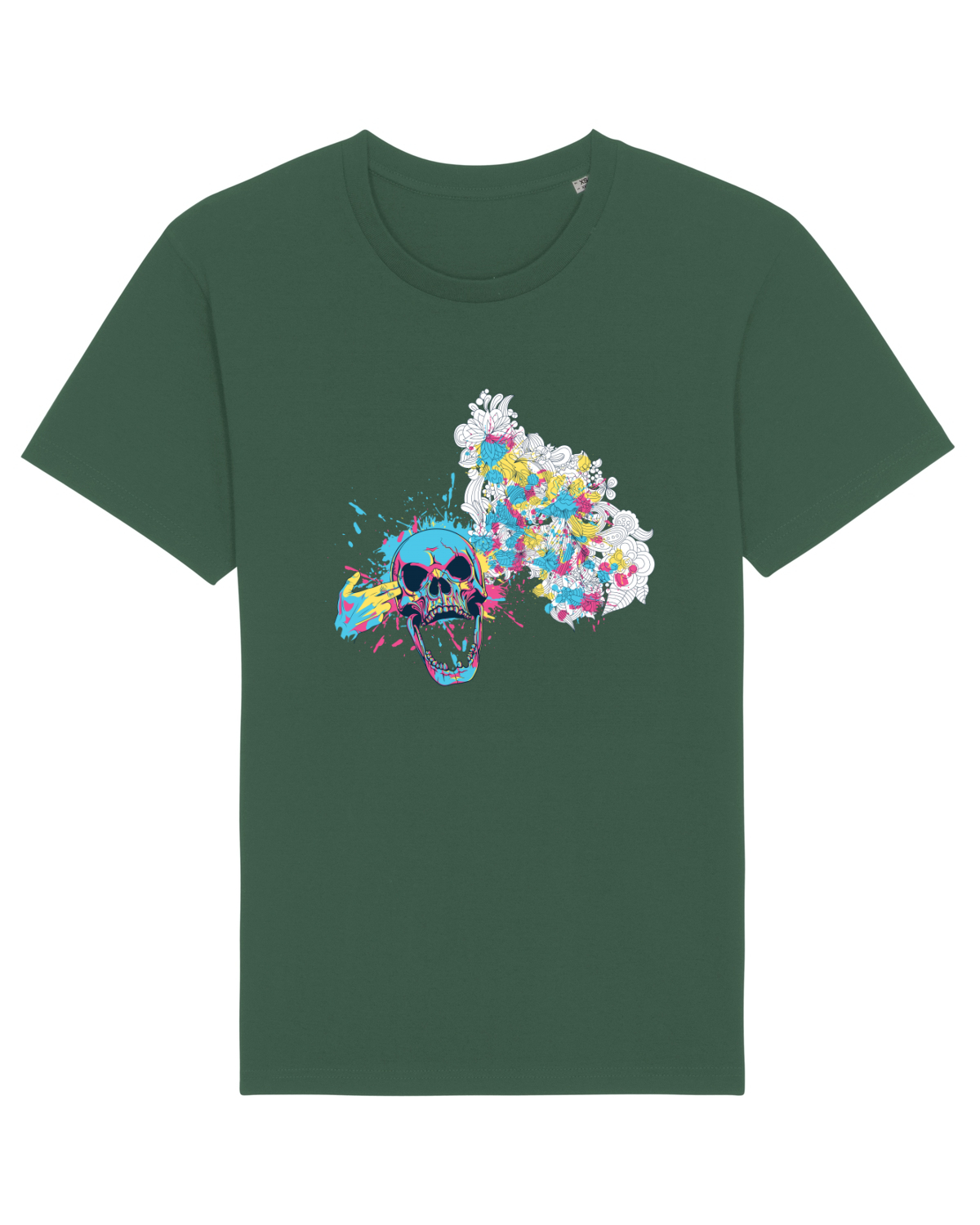 Tricou mânecă scurtă Unisex Rocker Bottle Green