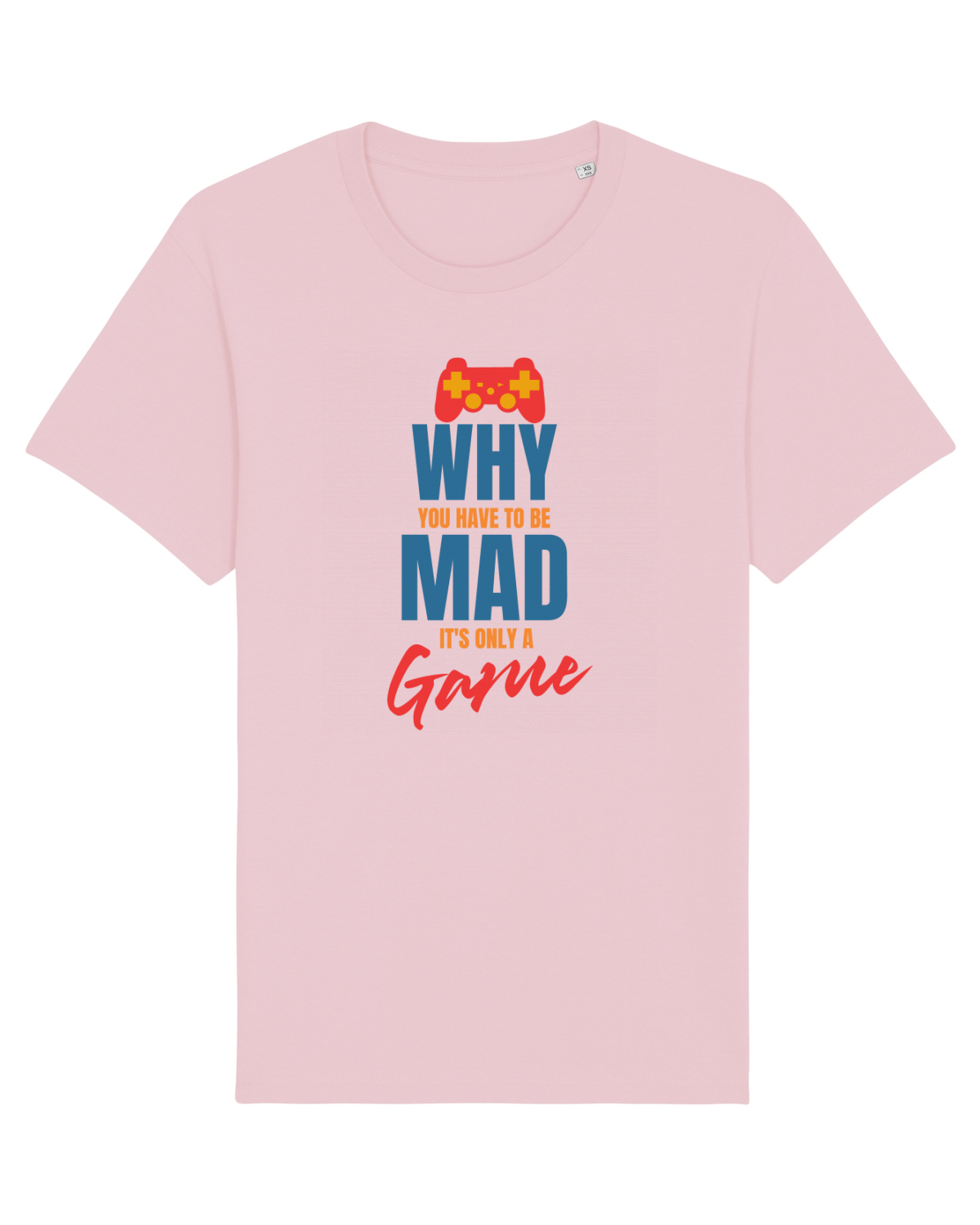 Tricou mânecă scurtă Unisex Rocker Cotton Pink