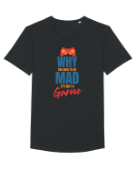 Why You Have To Be Mad It's Only A Game Tricou mânecă scurtă guler larg Bărbat Skater