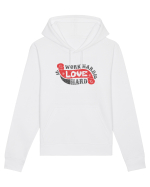 Work Hard Love Hard Hanorac Unisex Drummer