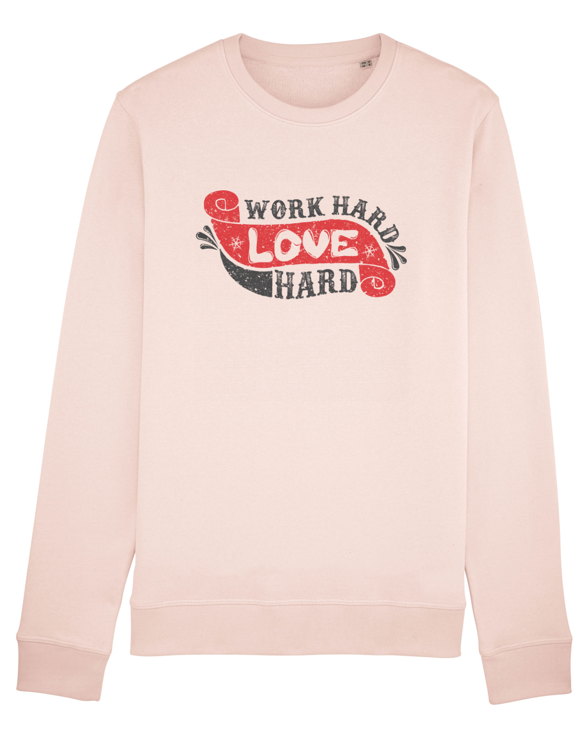 Bluză mânecă lungă Unisex Rise Candy Pink