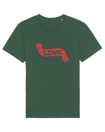 Work Hard Love Hard Bottle Green