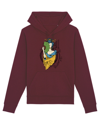 Young Geisha Burgundy