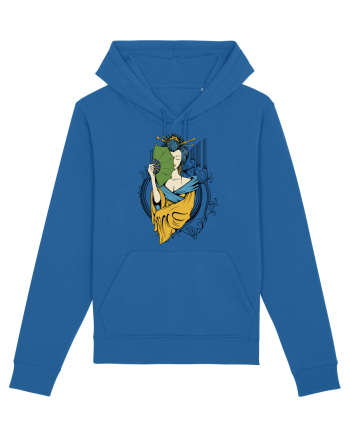 Young Geisha Royal Blue