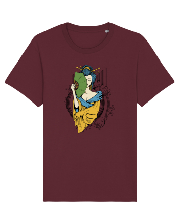 Young Geisha Burgundy