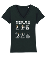 BEAGLE Tricou mânecă scurtă guler V Damă Evoker