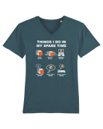 BOOKS Tricou mânecă scurtă guler V Bărbat Presenter