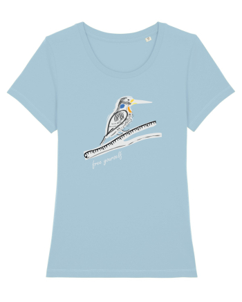 Bird Sky Blue
