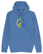 Peace! Hanorac cu fermoar Unisex Connector