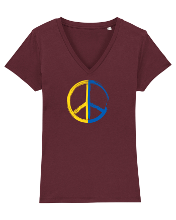 Peace! Burgundy