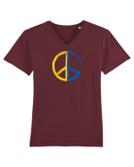 Peace! Tricou mânecă scurtă guler V Bărbat Presenter