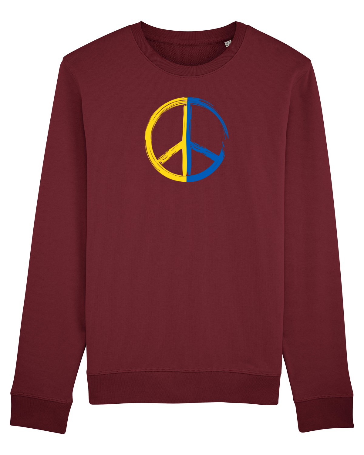 Bluză mânecă lungă Unisex Rise Burgundy