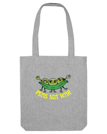 Peas Not War Heather Grey