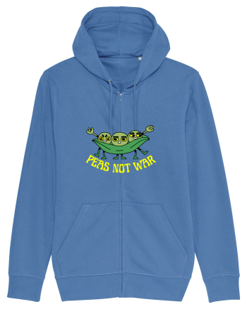 Peas Not War Bright Blue