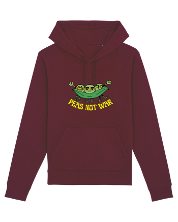Peas Not War Burgundy