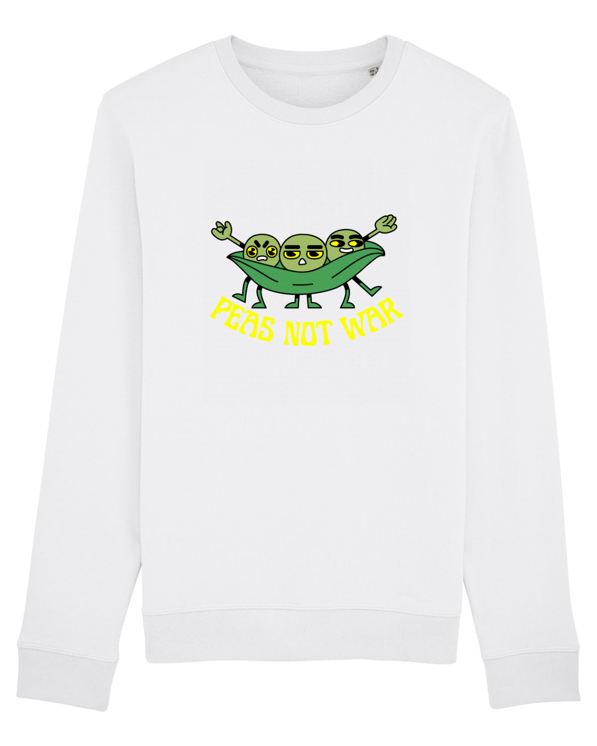 Bluză mânecă lungă Unisex Rise White