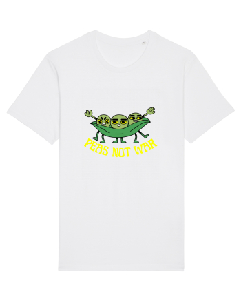 Peas Not War White