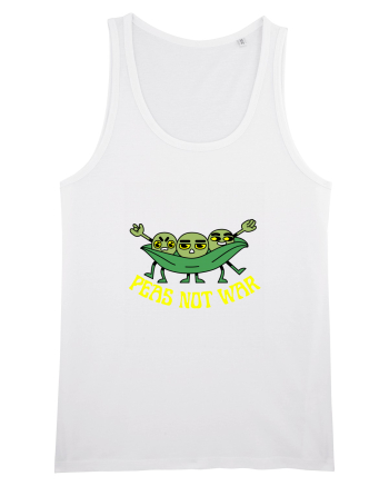Peas Not War White
