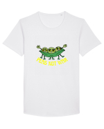 Peas Not War Tricou mânecă scurtă guler larg Bărbat Skater
