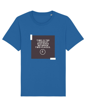 Time is the shortest distance  Royal Blue