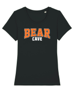 Bear Cave Tricou mânecă scurtă guler larg fitted Damă Expresser