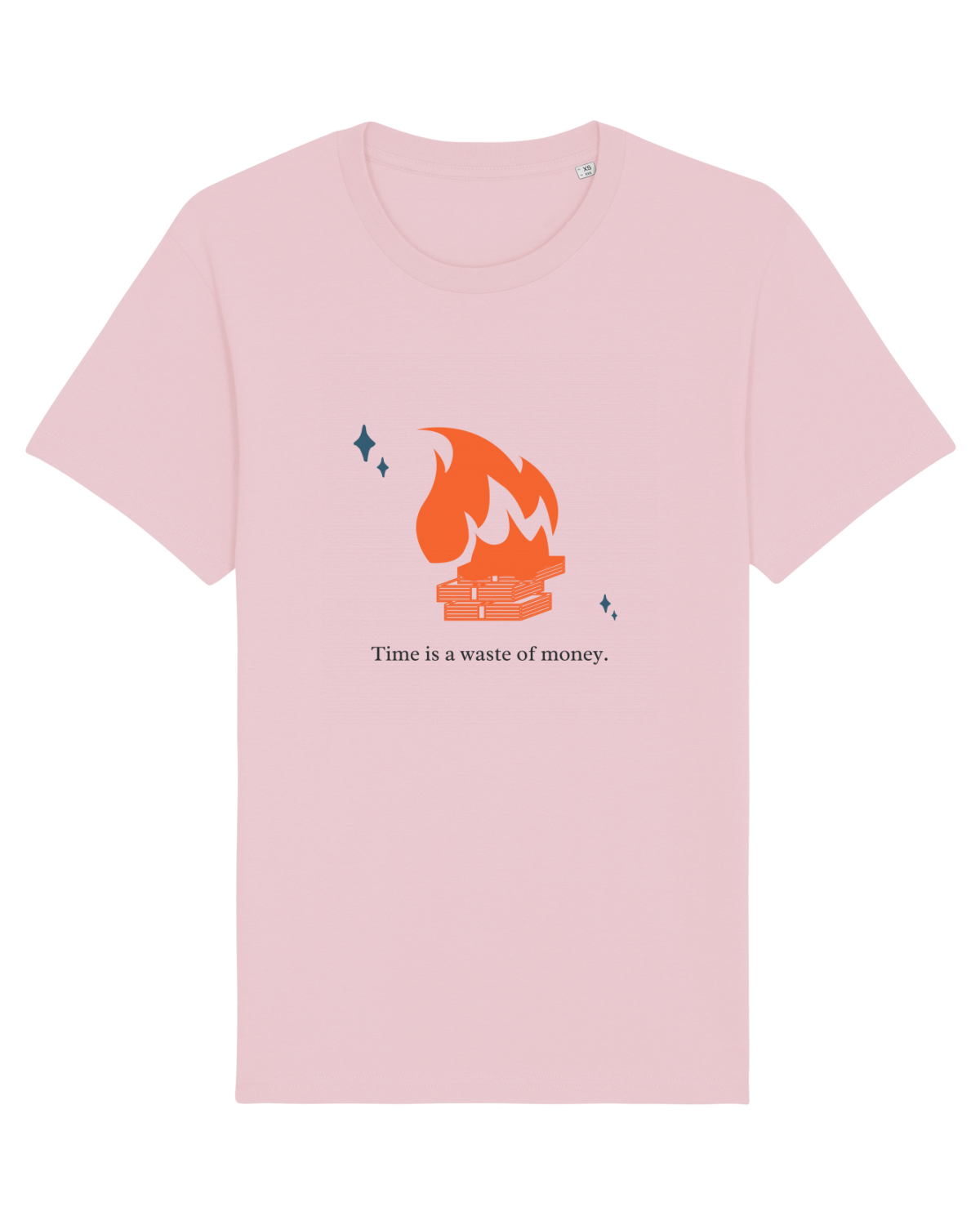 Tricou mânecă scurtă Unisex Rocker Cotton Pink