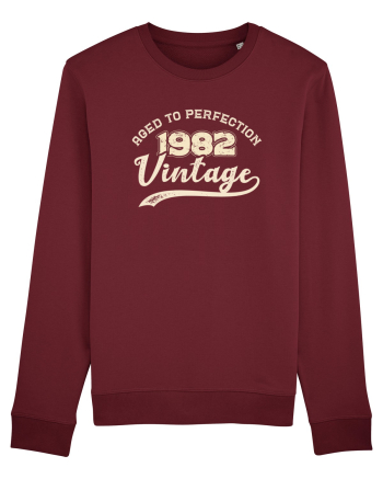 Vintage 1982 Aged to perfection Burgundy