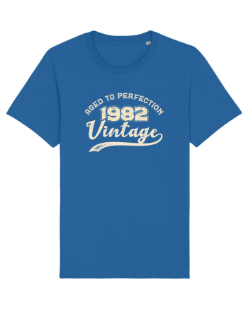 Vintage 1982 Aged to perfection Royal Blue