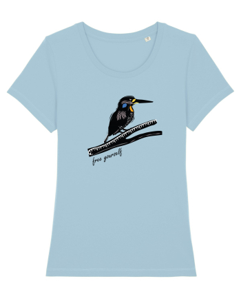 Bird Sky Blue