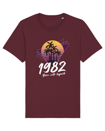 Synthwave  1982 born into legend Burgundy
