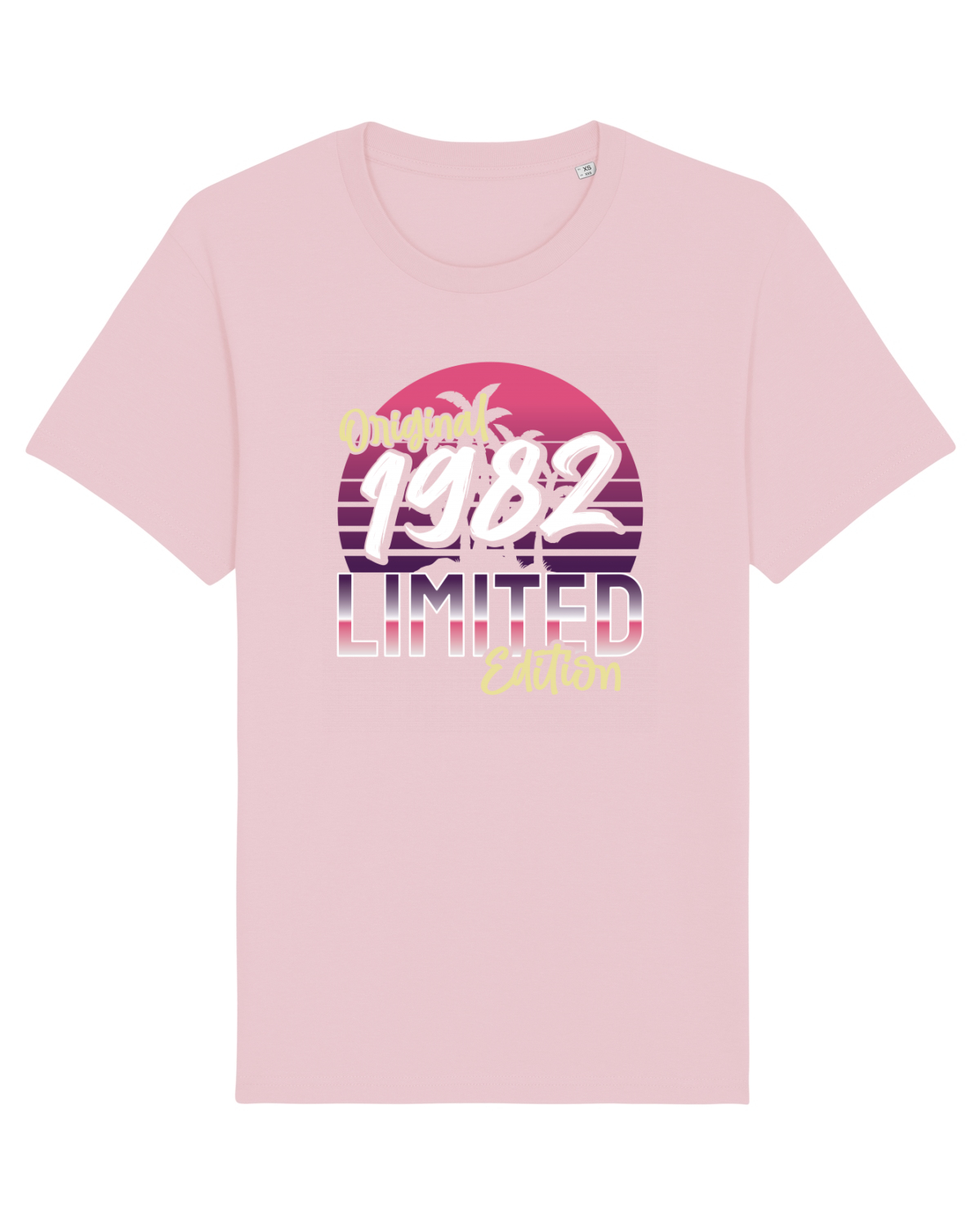 Tricou mânecă scurtă Unisex Rocker Cotton Pink