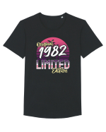 Synthwave  1982 original limited edition Tricou mânecă scurtă guler larg Bărbat Skater