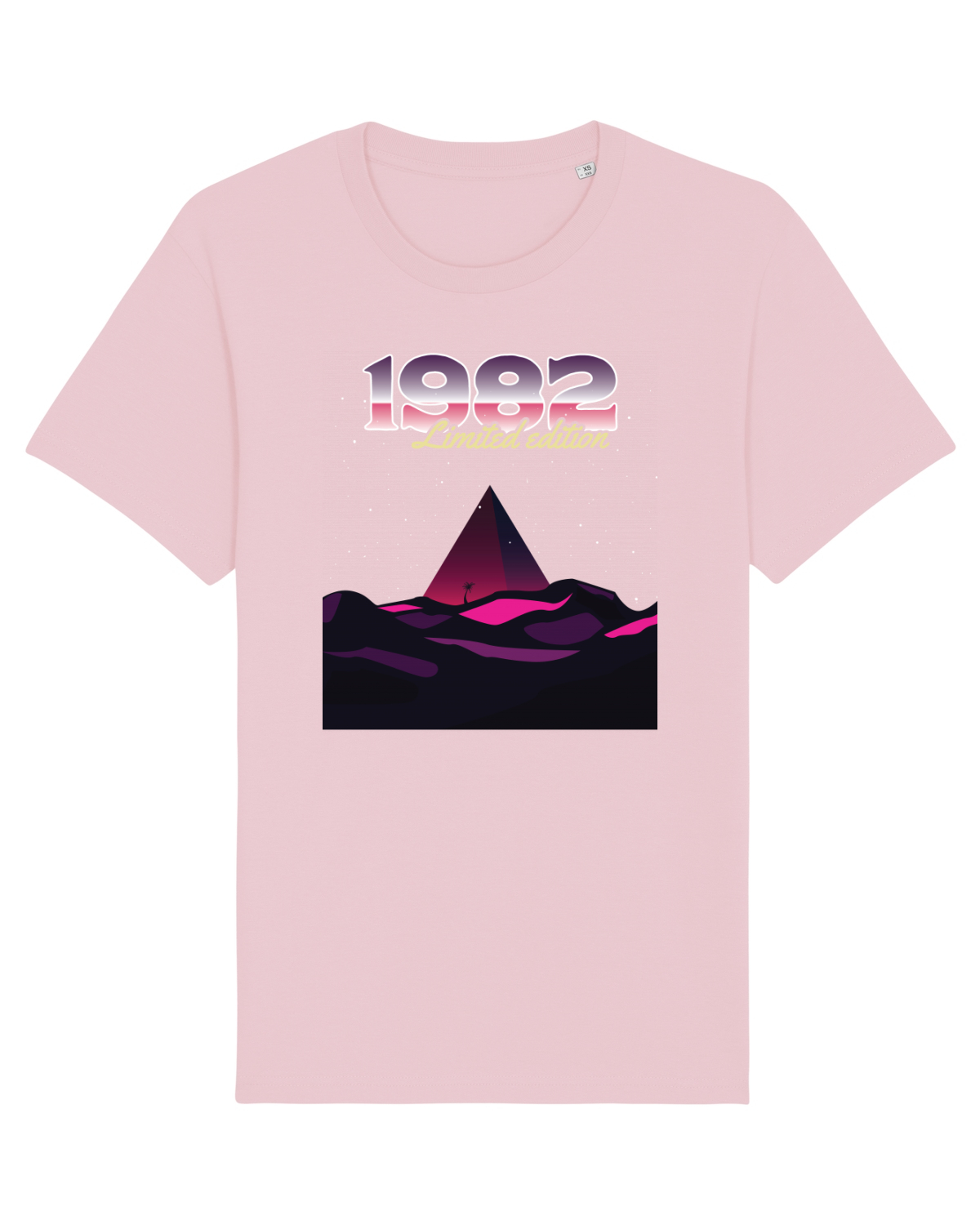 Tricou mânecă scurtă Unisex Rocker Cotton Pink