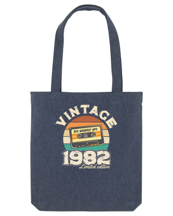 Vintage 1982 retro sunset casette Midnight Blue