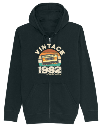 Vintage 1982 retro sunset casette Black