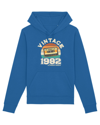 Vintage 1982 retro sunset casette Royal Blue