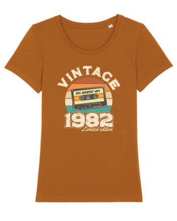 Vintage 1982 retro sunset casette Roasted Orange