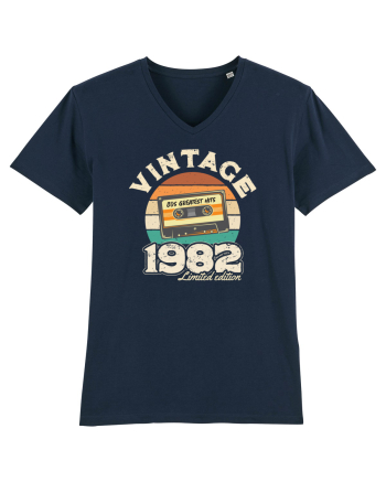 Vintage 1982 retro sunset casette French Navy