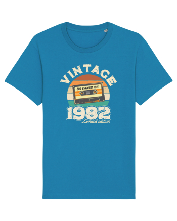 Vintage 1982 retro sunset casette Azur